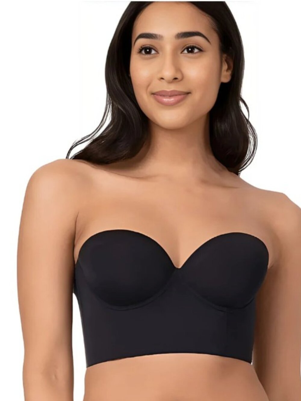 Magic Bra | Convertible Strapless Push Up Corset Posture Bra | Black | 34B